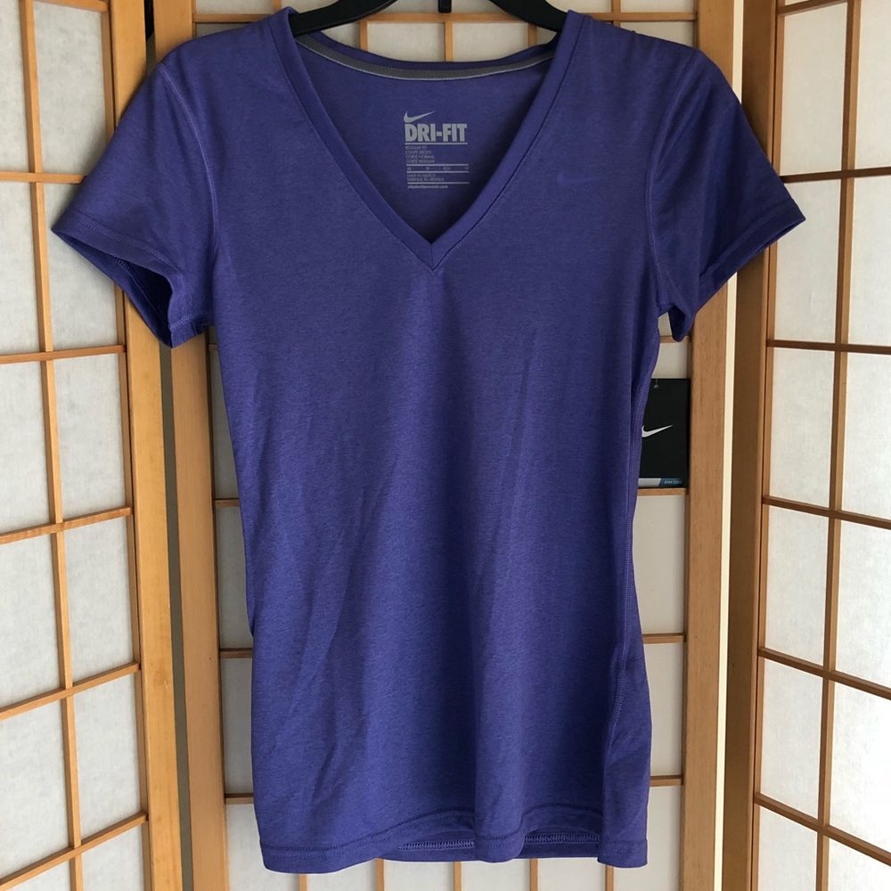Nike Women Dri Fit Legend V Neck T-Shirt